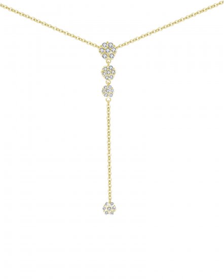 DIAMOND DANGLE DROP NECKLACE (TN331)